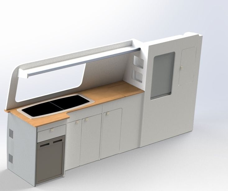 t5/t6 120cm bed kitchens